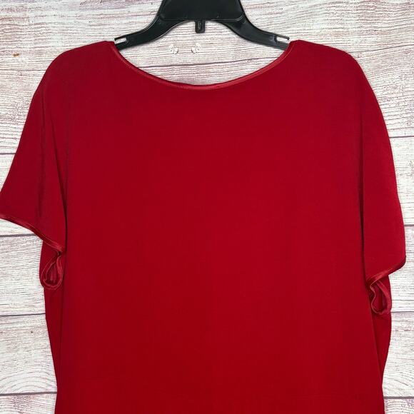 Universal Standard Adda Short Sleeve Luxe Long Tunic Scoop Neckline Dress Size S - Picture 12 of 15